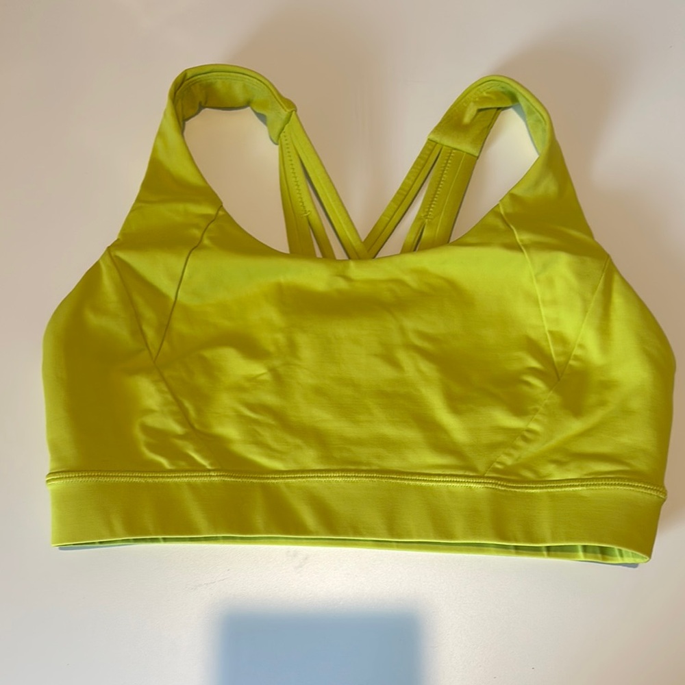 Lululemon Energy Bra, a popular sports bra known for its comfort and versatility